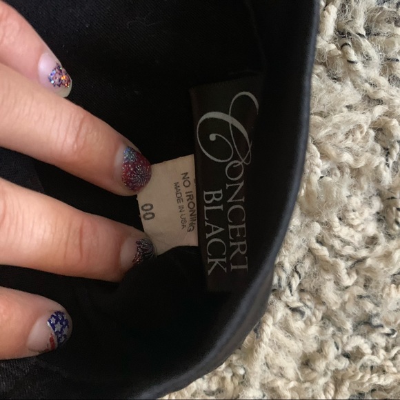 COPY - Concert Black satin Ball skirt - Picture 2 of 2